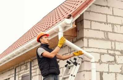 Pose et remplacement de gouttières à Zillisheim